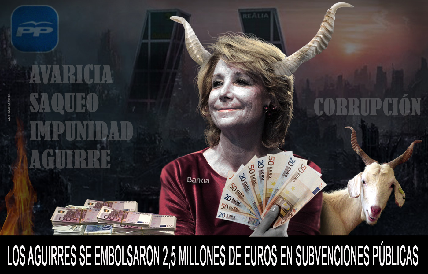 Esperanza Aguirre, la Condesa de la Gürtel, elecciones 2015